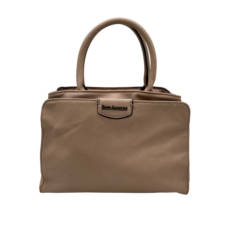 Enzo Angiolini Blush Pink Faux Leather Satchel Bag